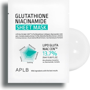 Aplb Glutathione Niacinamide Sheet Mask 25Ml