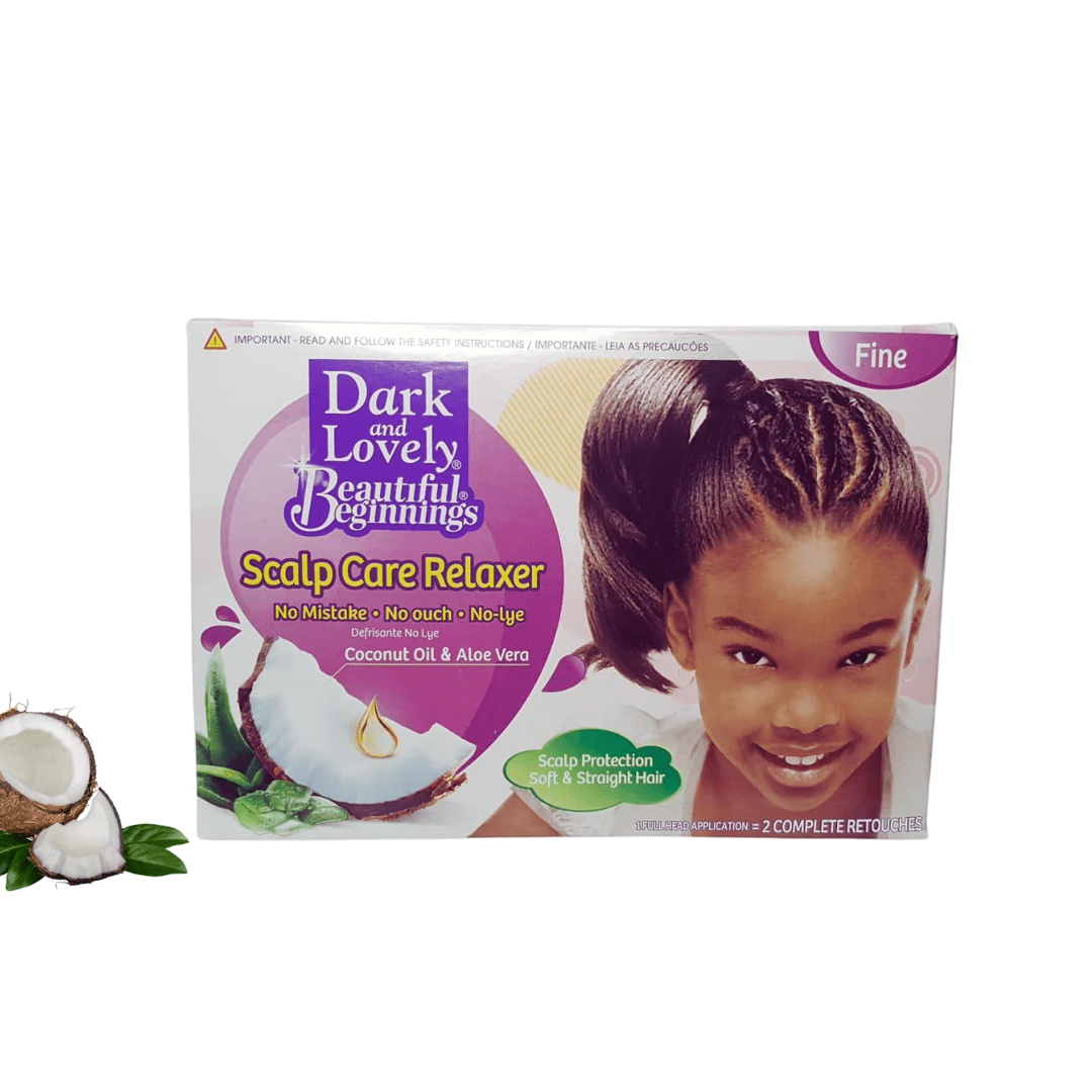 Dark and Lovely Beautiful Beginnings Scalp Care Relaxer Coconut & Aloe Vera