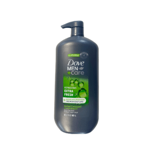 Dove Men + Care Refreshing Extra Fresh + 24Hr Nourishing Micromoisture Body + Face Wash 887Ml
