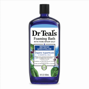 Dr Teal’S Foaming Bath Pure Epsom Salt Refresh & Revitalize Organic Superfoods & Essential Oils 1000Ml