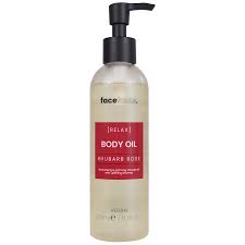 Face Facts Rhubarb Rose Body Oil 200Ml