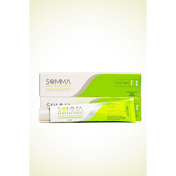 Somma Hair Color Cream Light Matt Blonde 8/2 - Image 2