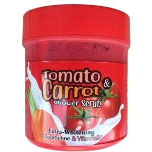 R & D Tomato & Carrot Shower Scrub With Glutathione And Vitamin B3 – 700G