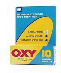Oxy 10 Benzoyl Peroxide Lotion For Spot & Acne Treatment (30Ml)