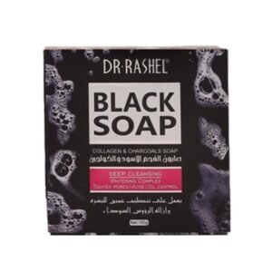 Dr Rashel Deep Cleansing Charcoal Face Black Soap – 100G