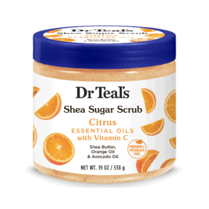 Dr Teal’S Shea Sugar Body Scrub, Citrus With Essential Oils & Vitamin C