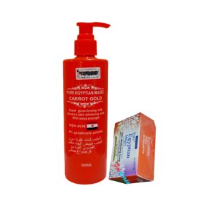 Pure Egyptian Carrot Gold ( Lotion And Soap ) Pack Of 3