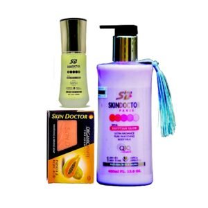 Skin Doctor Egyptian Glow ( Lotion, Serum And Soap ) Pack Of 3