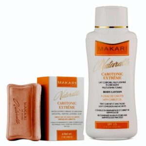Makari Naturalle Carotonic Extreme ( Body Lotion And Soap ) Pack Of 3