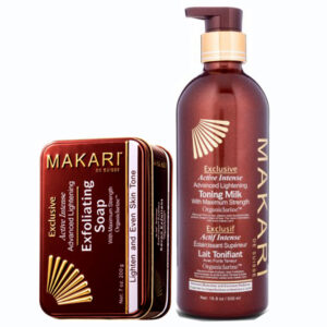 Makari Exclusive ( Body Lotion And Soap ) Pack Of 3