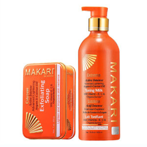 Makari Extreme Argan &Carrot ( Body Lotion,Soap ) Pack Of 3