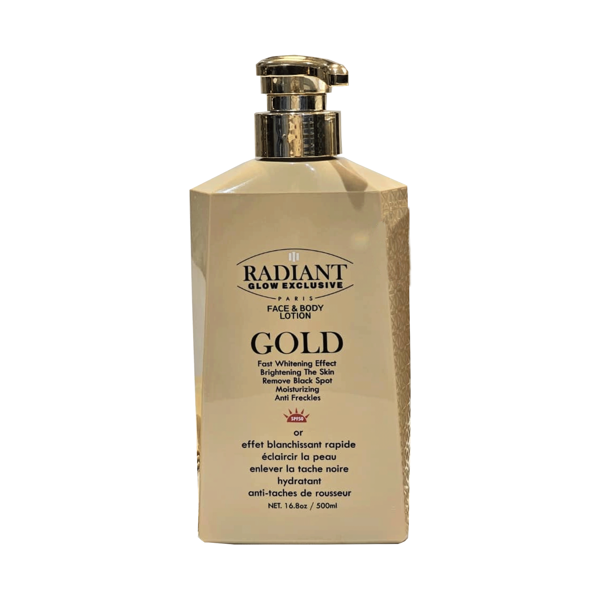 Radiant Glow Exclusive Gold Lightening Lotion.gif
