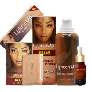 Lighten-Up Plus Pack Of 3 (Lotion, Serum, Soap & Gel)