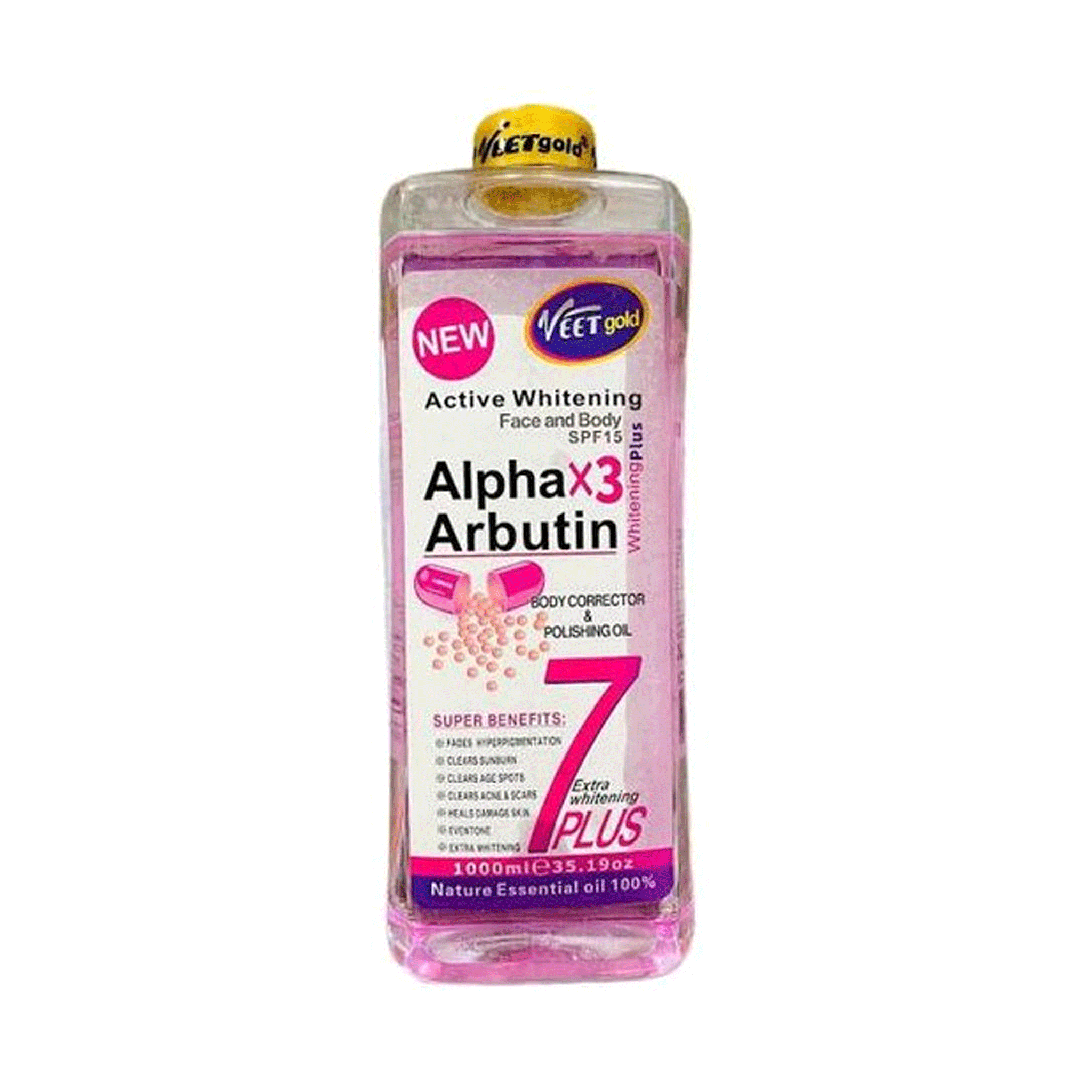 VEET GOLD Veetgold AlphaX3 Arbutin Body Corrector Oil 1000ml.gif