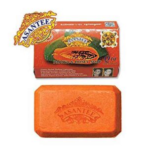 Asantee Papaya & Honey Soap (6-In-1) – Brighten, Exfoliate & Nourish Your Skin