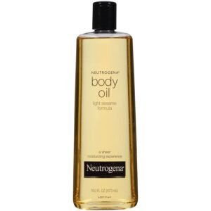 Neutrogena Body Oil, Light Sesame Formula, Sesame Scented 473Ml