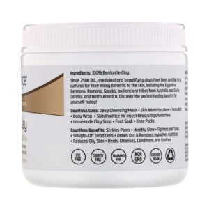 Tm Bentonite Clay Indian Healing Clay 454G