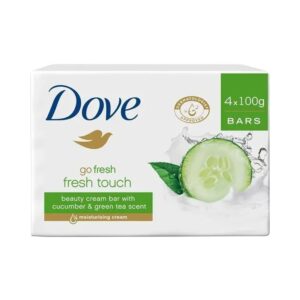 Dove Go Fresh Beauty Bar Soap – Cucumber & Green Tea – 4Packs X 100G Dove Go Fresh Beauty Bar Soap – Cucumber & Green Tea – 4Packs X 100G
