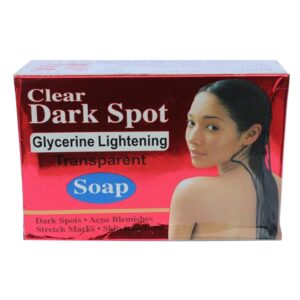 Clear Dark Spot Glycerine Lightening Transparent Soap – Fade Spots & Reveal Clear Skin