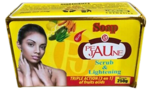 Peau Jaune Scrub And Lightening Soap 250G Peau Jaune Scrub And Lightening Soap 250G