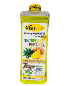 Veetgold Tea Tree & Pineapple Active Whitening & Glowing Face Body Repair 1000Ml