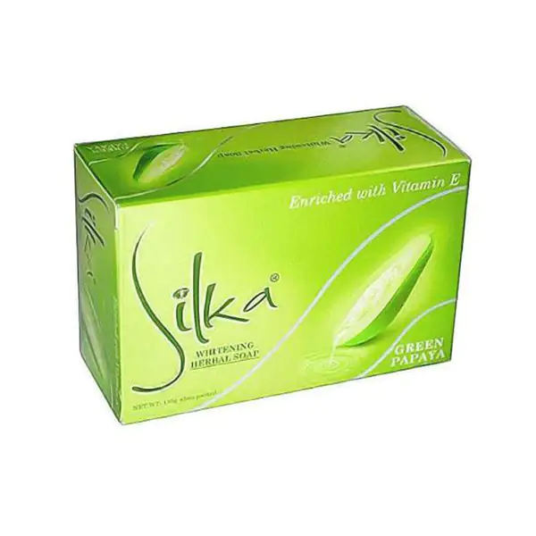 Silka Green Papaya Whitening Herbal Soap 125G