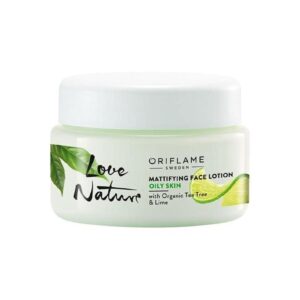Love Nature Mattifying Face Lotion With Organic Tea Tree & Lime