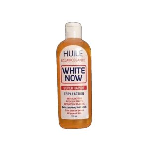 Huile Eclaircissante White Now Lightening Super Rapid Oil 125Ml Huile Eclaircissante White Now Lightening Super Rapid Oil 125Ml