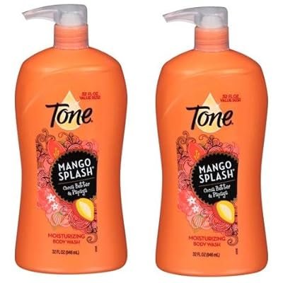 Birsppy Tone Body Wash, Mango Splash, 32 Ounce (Pack of 2)