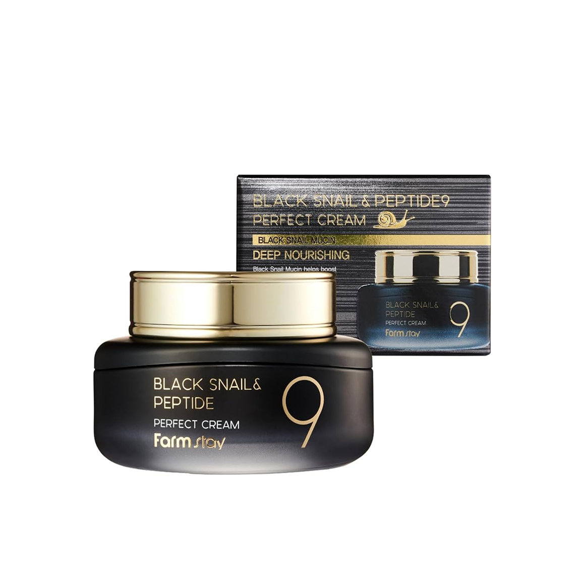 Farm Stay Black Snail & Peptide 9 Deep Nourishing Perfecting Cream Farm Stay Black Snail & Peptide 9 Deep Nourishing Perfecting Cream