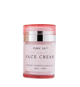 Pink Sky Vitamin C Brighten Instant Hydration & Glow Face Cream 3.38Oz/100Ml Pink Sky Vitamin C Brighten Instant Hydration & Glow Face Cream 3.38Oz/100Ml