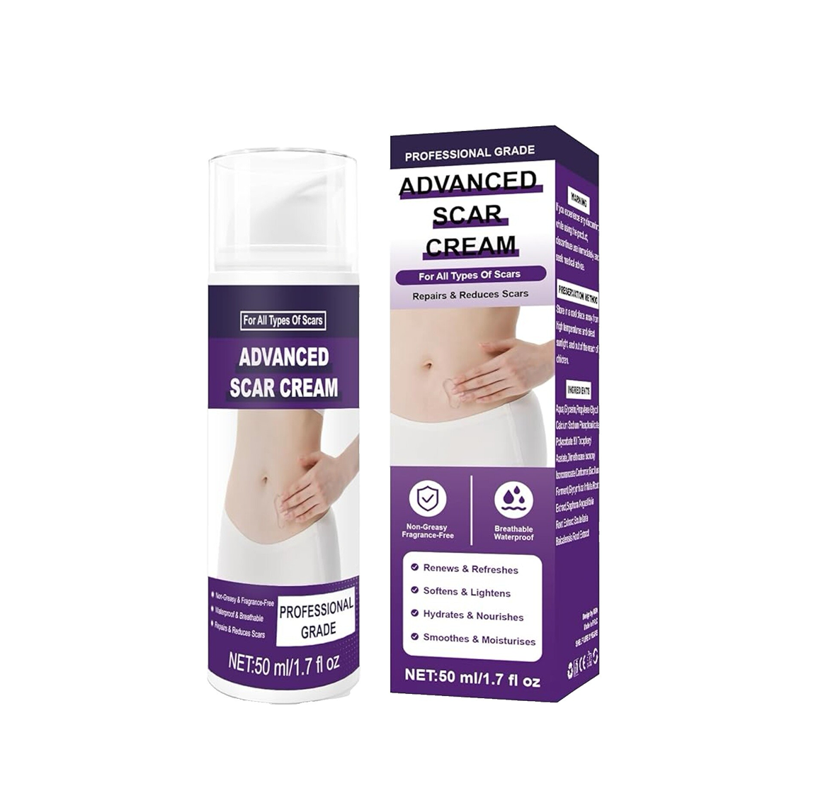 Prof Grade Advanced Scar Cream For All Types Of Scars Prof Grade Advanced Scar Cream For All Types Of Scars