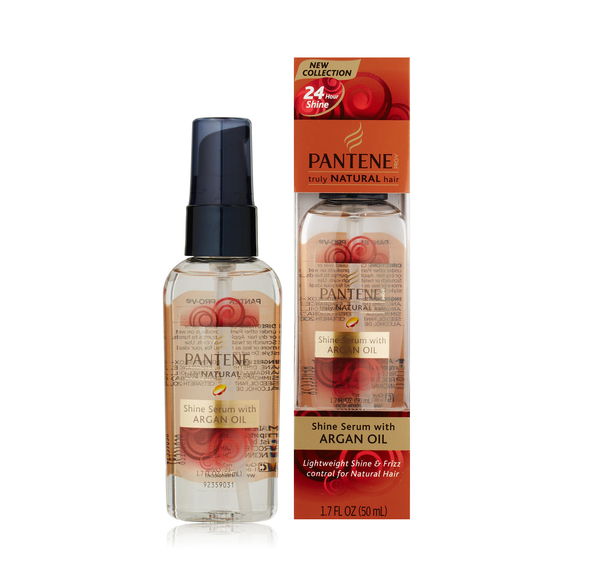 Pantene Truly Natural Hair Shine Serum With Argan Oil – 1.7Oz/50Ml Pantene Truly Natural Hair Shine Serum With Argan Oil – 1.7Oz/50Ml