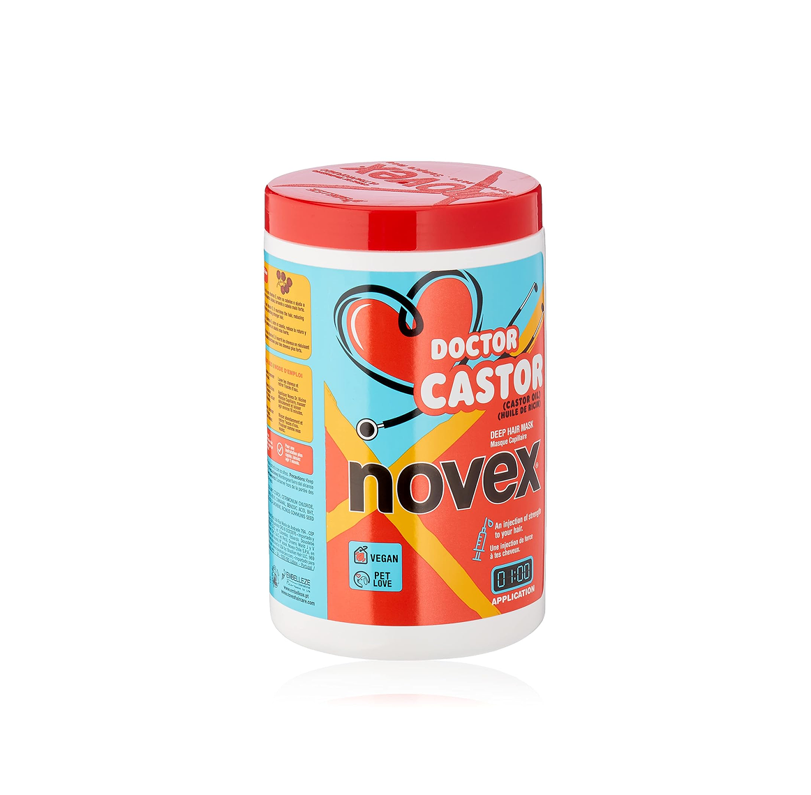 Novex Doctor Castor Deep Hair Mask Castor Oil – 35.2Oz/1Kg Novex Doctor Castor Deep Hair Mask Castor Oil – 35.2Oz/1Kg