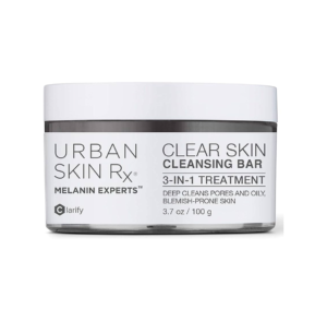 Urban Skin Rx Melanin Experts Clear Skin 3 In 1 Treatment Cleanser Bar – 2Oz/56G