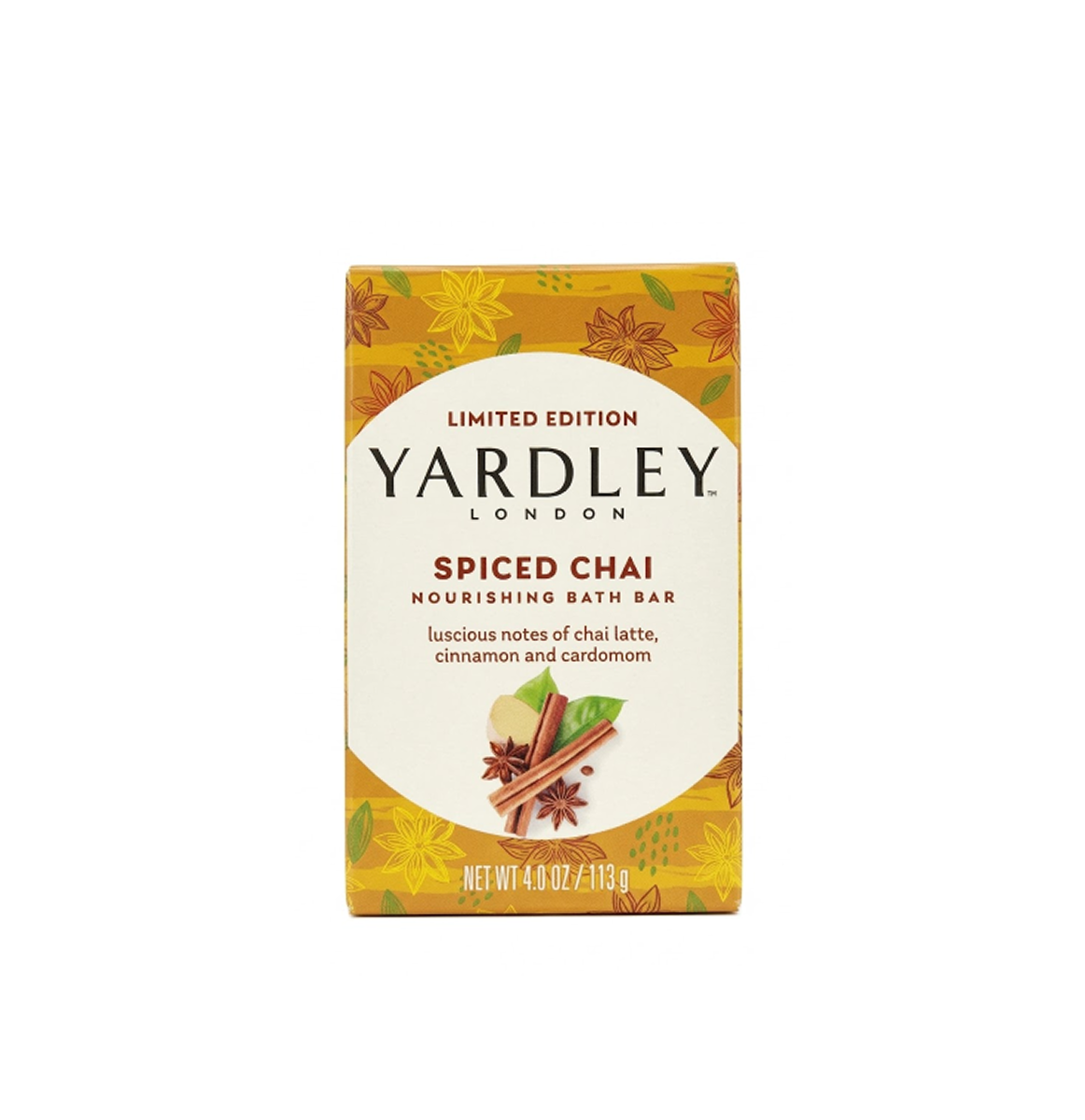 Yardley London Spiced Chai Nourishing Bath Bar – 4Oz/113G Yardley London Spiced Chai Nourishing Bath Bar – 4Oz/113G