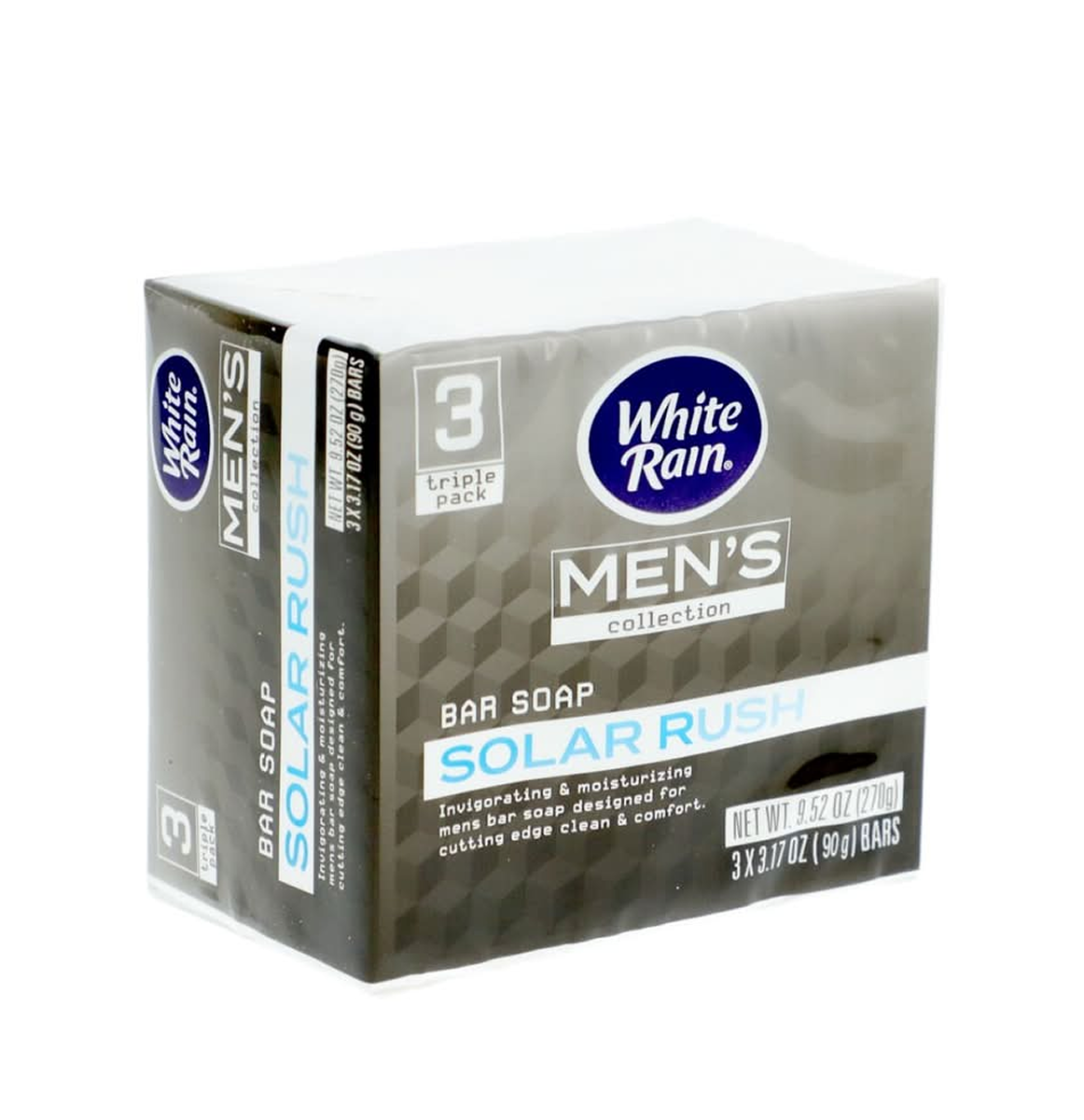 White Rain Solar Rush Moisturizing Bar Soap X 3 – 4.06Oz/115G White Rain Solar Rush Moisturizing Bar Soap X 3 – 4.06Oz/115G