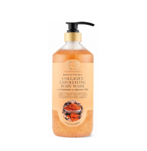 River & Rowe Turmeric & Orange Peel Collagen Exfoliating Body Wash – 33.8Oz/1L