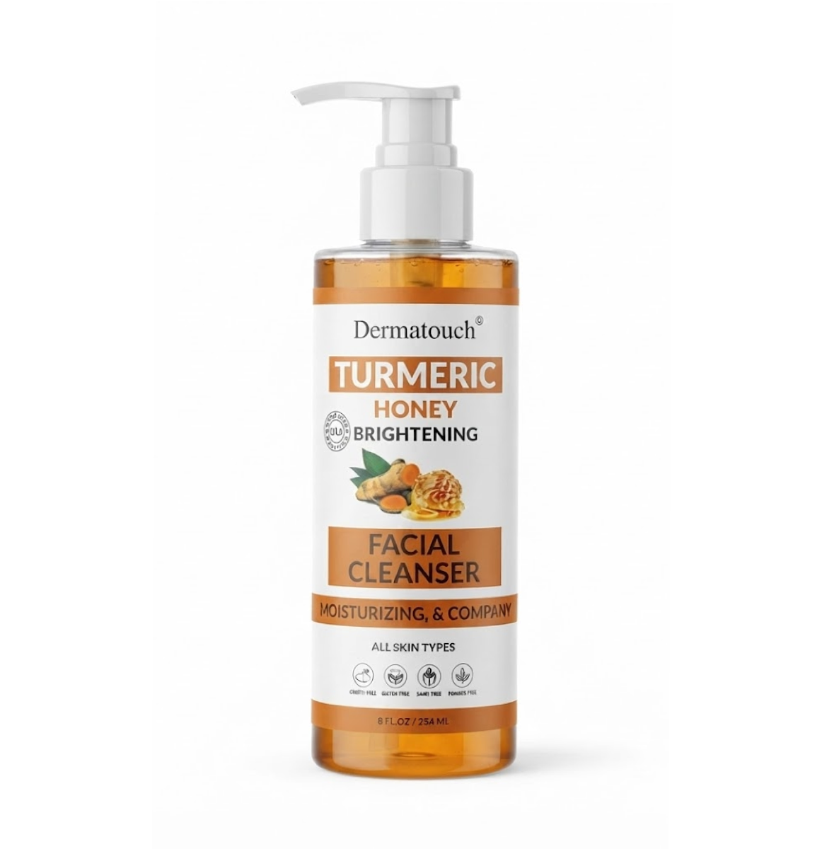 Dermatouch Turmeric Honey Brightening Facial Cleanser – 254Ml/8Oz Dermatouch Turmeric Honey Brightening Facial Cleanser – 254Ml/8Oz