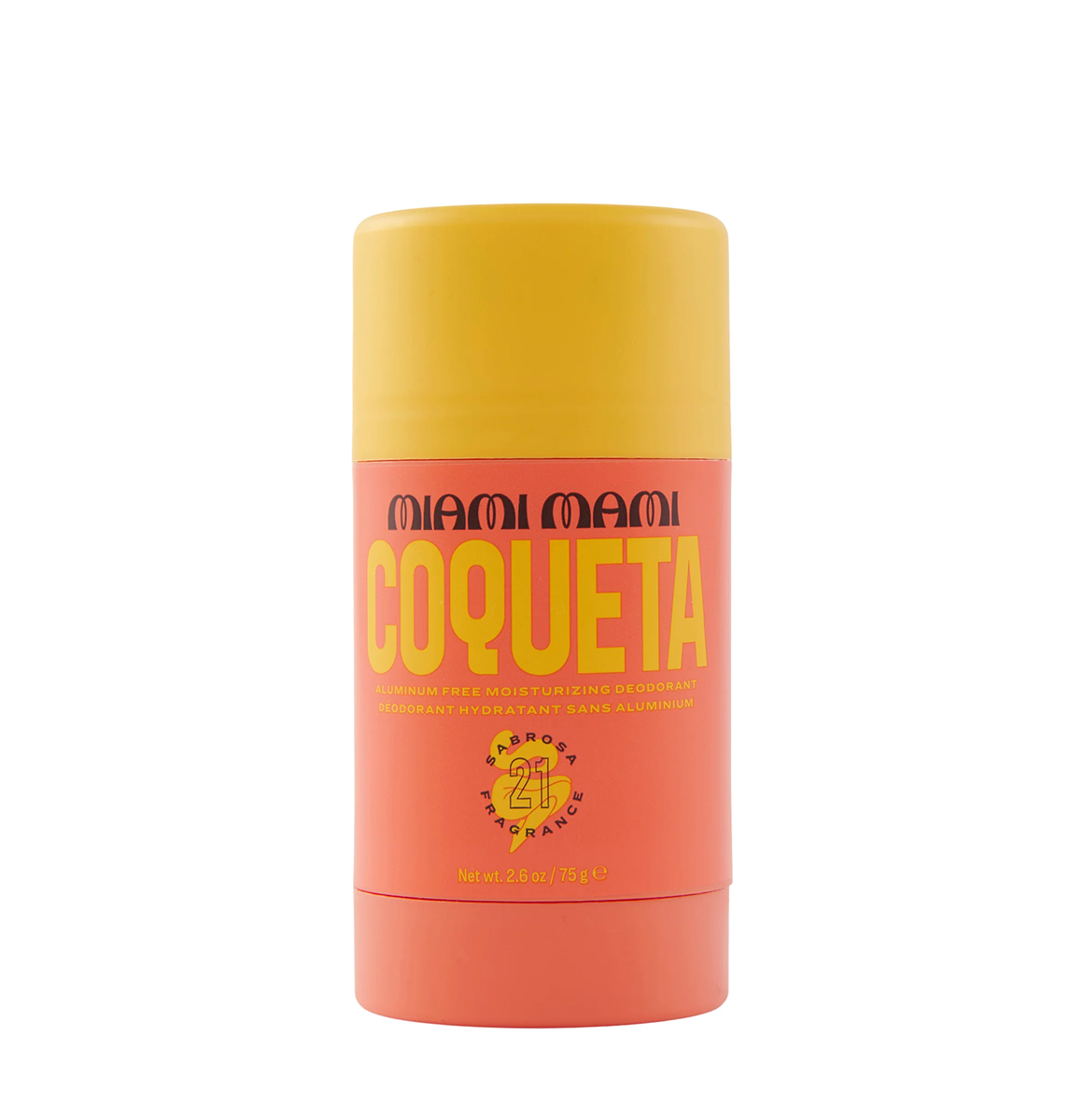 Miami Mami Coqueta Sabrosa 21 Aluminum Free Deodorant 2.6Oz/75G Miami Mami Coqueta Sabrosa 21 Aluminum Free Deodorant 2.6Oz/75G