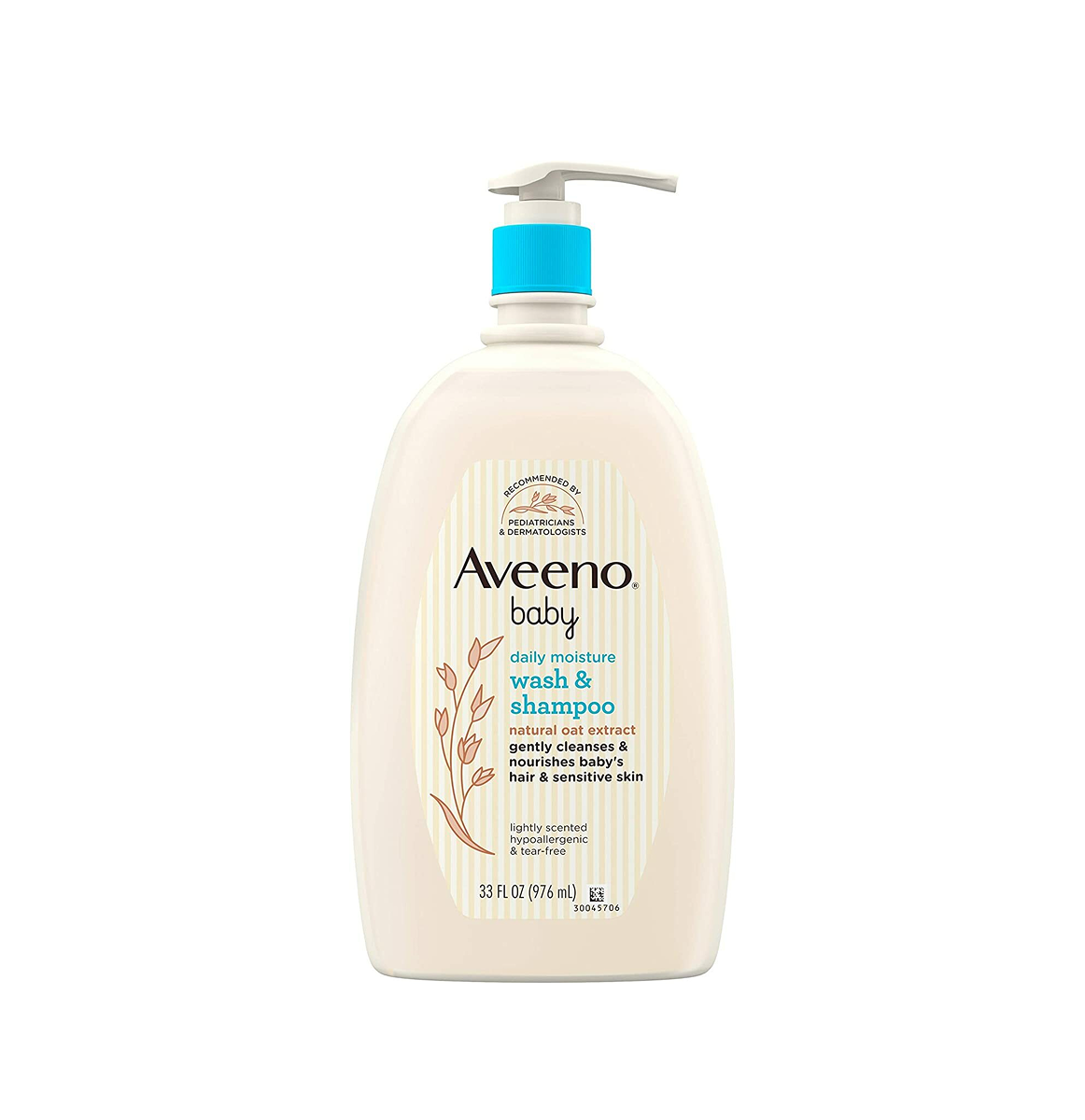 Aveeno Baby Daily Moisture Wash & Shampoo 33Oz/976Ml Aveeno Baby Daily Moisture Wash & Shampoo 33Oz/976Ml