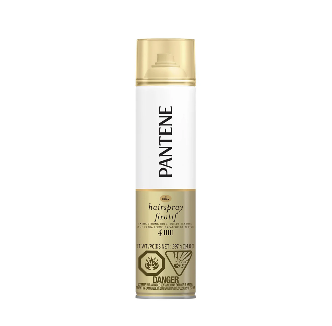 Pantene Hairspray Fixatif 4 Extra Strong Hold – 14Oz/397G Pantene Hairspray Fixatif 4 Extra Strong Hold – 14Oz/397G