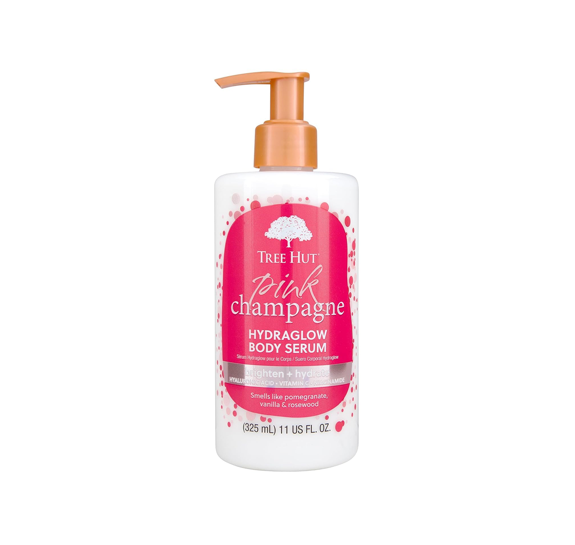 Tree Hut Pink Champagne Hydra Glow Body Serum Brighten And Hydrate – 325Ml/11Oz Tree Hut Pink Champagne Hydra Glow Body Serum Brighten And Hydrate – 325Ml/11Oz