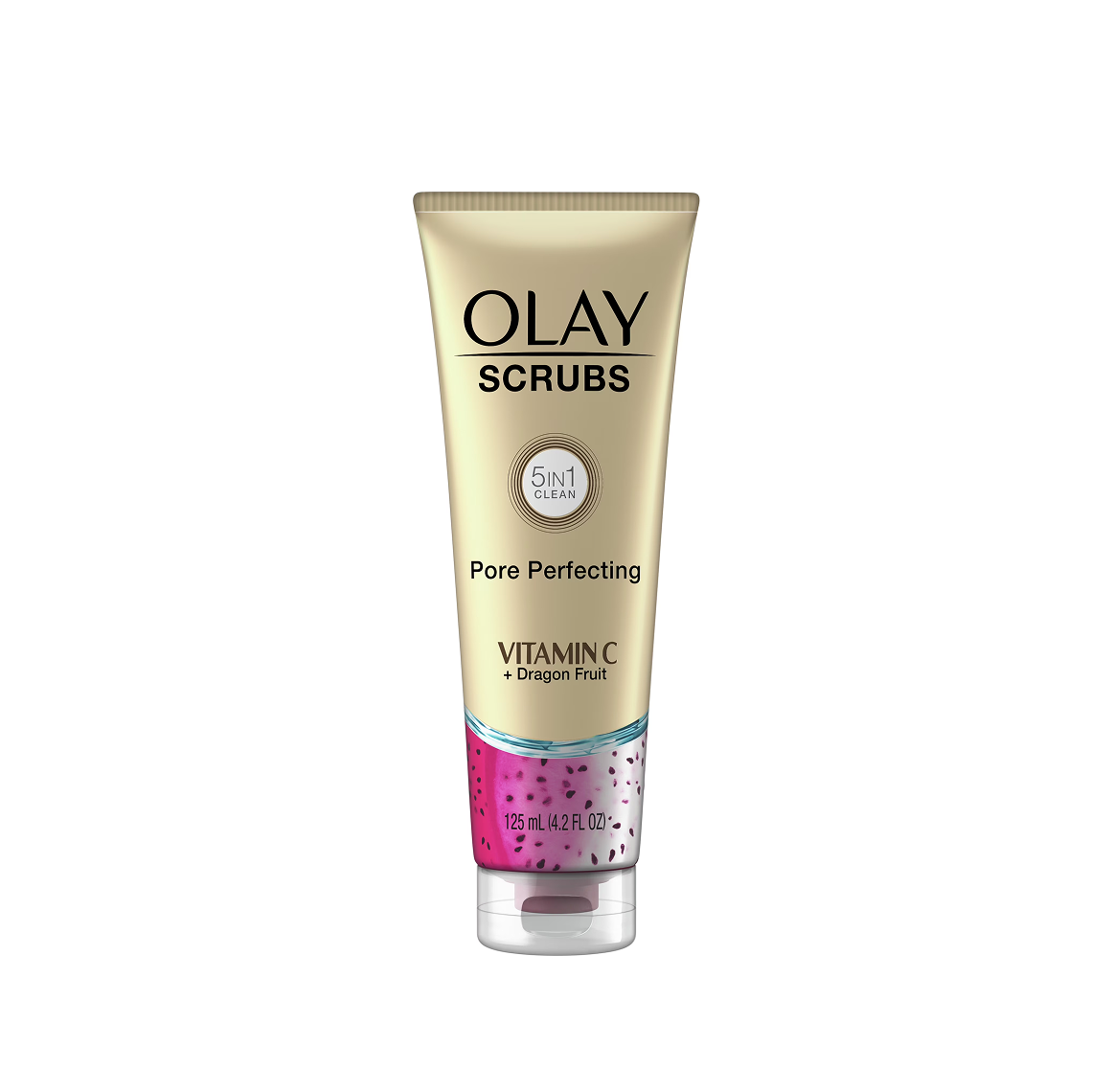 Olay Scrubs 5 In 1 Clean Vitamin C + Dragon Fruit Pore Perfecting 4.2Oz/125Ml Olay Scrubs 5 In 1 Clean Vitamin C + Dragon Fruit Pore Perfecting 4.2Oz/125Ml