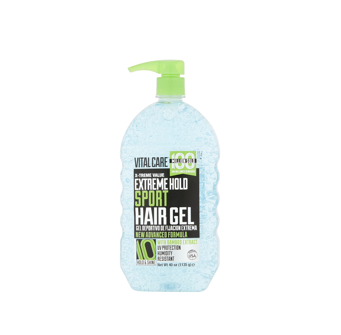 Vital Care Value Extreme Hold Sport Hair Gel With Bamboo Extract – 40Oz/1135G Vital Care Value Extreme Hold Sport Hair Gel With Bamboo Extract – 40Oz/1135G