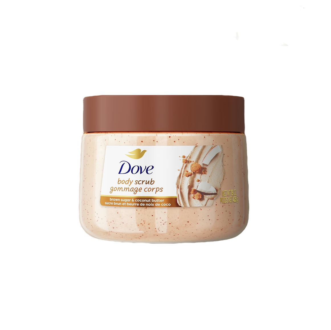 Dove Brown Sugar & Coconut Butter Body Scrub – 15Oz/425G Dove Brown Sugar & Coconut Butter Body Scrub – 15Oz/425G