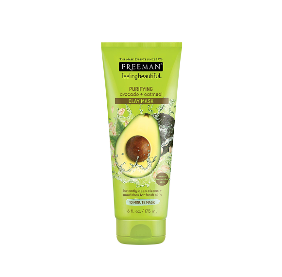 Freeman Purifying Avocado + Oatmeal 10 Minute Clay Mask – 6Oz/175Ml Freeman Purifying Avocado + Oatmeal 10 Minute Clay Mask – 6Oz/175Ml