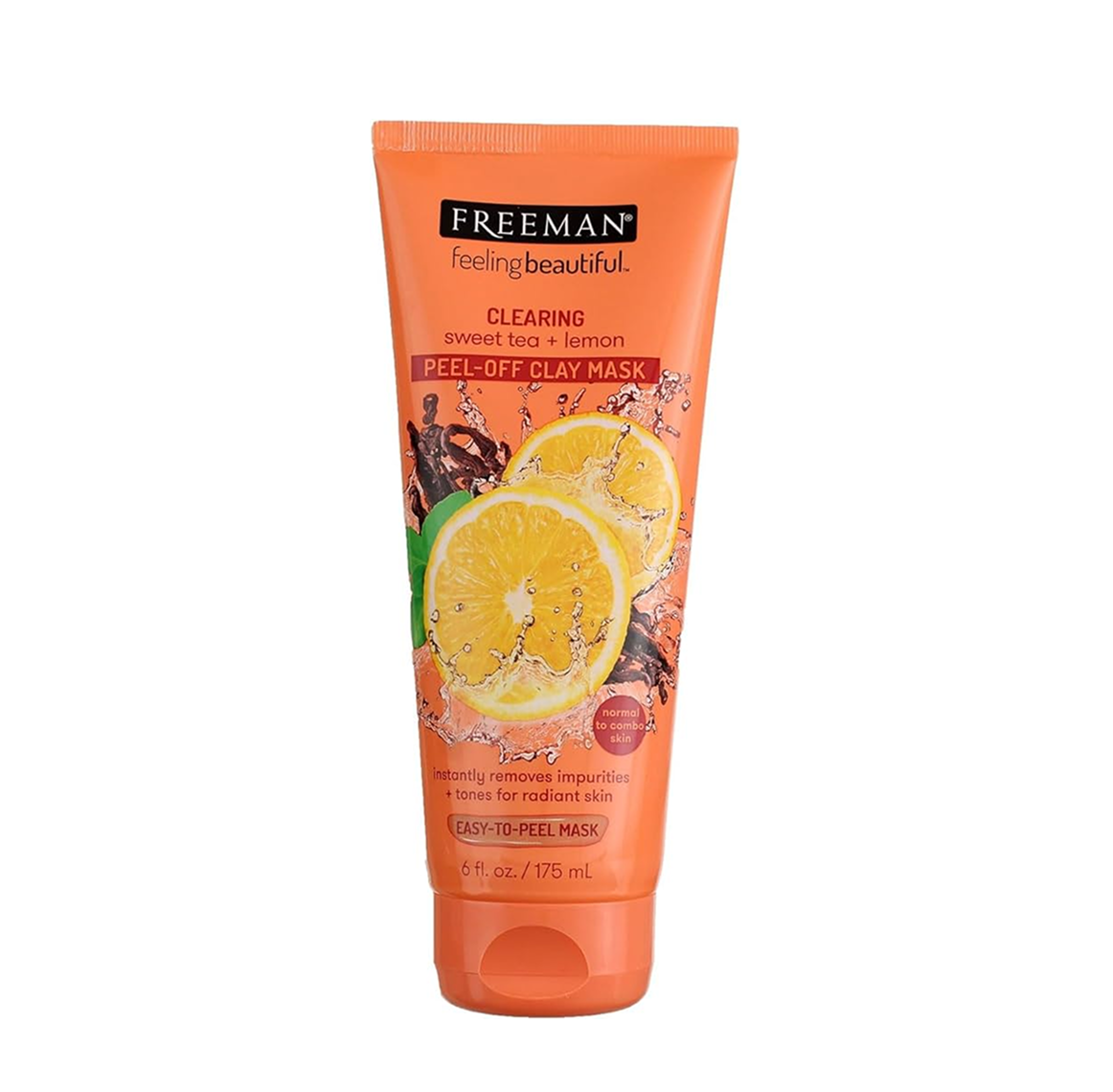 Freeman Feeling Beautiful Clearing Sweet Tea + Lemon Peel Off Clay Mask – 6Oz Freeman Feeling Beautiful Clearing Sweet Tea + Lemon Peel Off Clay Mask – 6Oz
