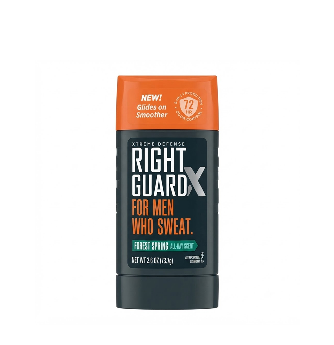 Right Guard X For Men Who Sweat Forest Spring All-Day Sweat 2.6Oz/73.7G Right Guard X For Men Who Sweat Forest Spring All-Day Sweat 2.6Oz/73.7G