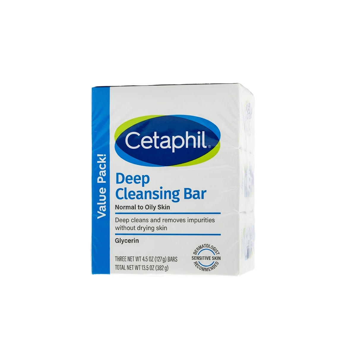 Cetaphil Deep Cleansing Bar Normal – Oily Skin X 3 – 4.5Oz/127G Cetaphil Deep Cleansing Bar Normal – Oily Skin X 3 – 4.5Oz/127G
